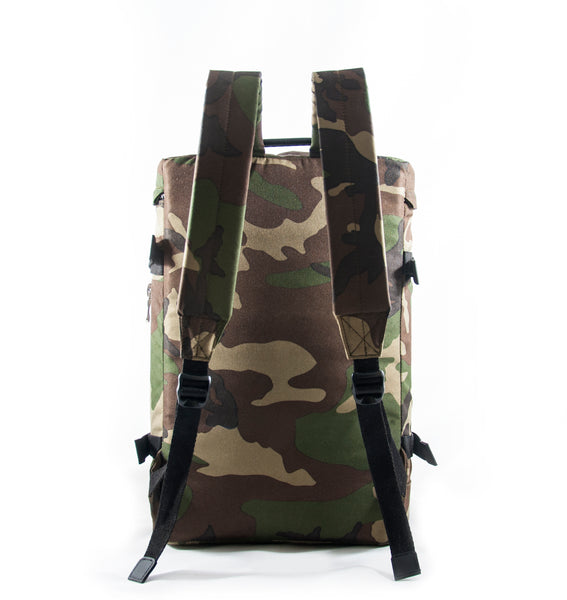 Revolt Round Backpack (Green Camo) – Aegle Design display picture 1