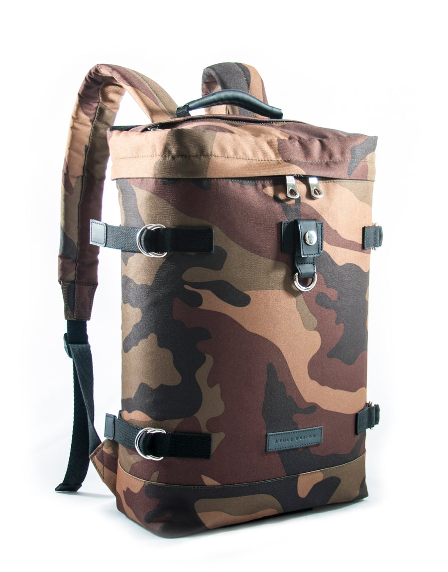Revolt Round Backpack (Brown Camo)