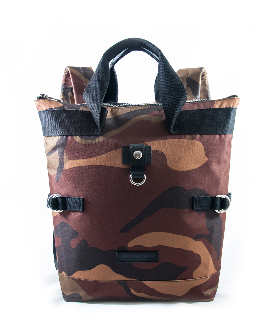 Revolt Angled Backpack (Brown Camo)