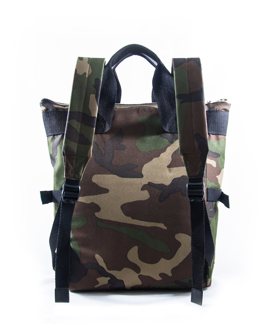Revolt Angled Backpack (Green Camo)